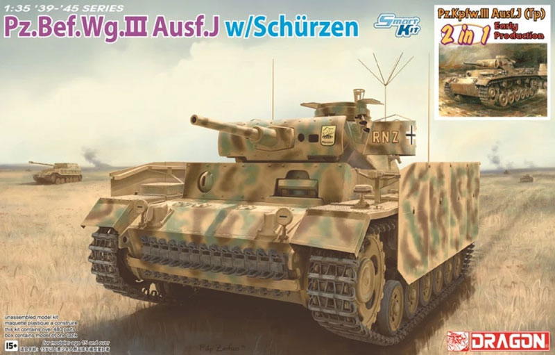 Dragon Models Pz.Bef.Wg.III Ausf.J/Pz.III Ausf.J (Tp) Early Production