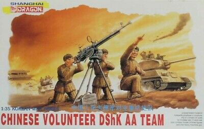 Chinese Volunteer DShk AA Team (3) w/Machine Gun