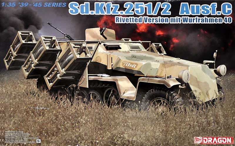 Sd.Kfz.251/2 Ausf.C Rivetted Version mit Wurfrahmen 40