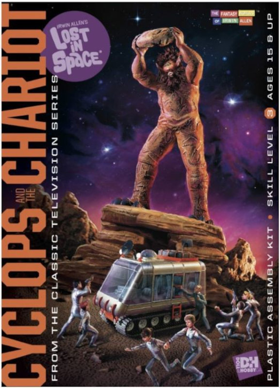 Doll and Hobby Lost in Space: Cyclops & 1/48 Chariot w/7 Figures & Base
