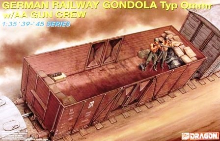 German Railway Gondola Type OMMR w/AA Crew