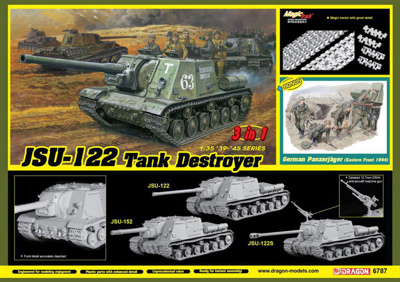 JSU-122 Tank Destroyer vs Panzerjager (3 in 1)