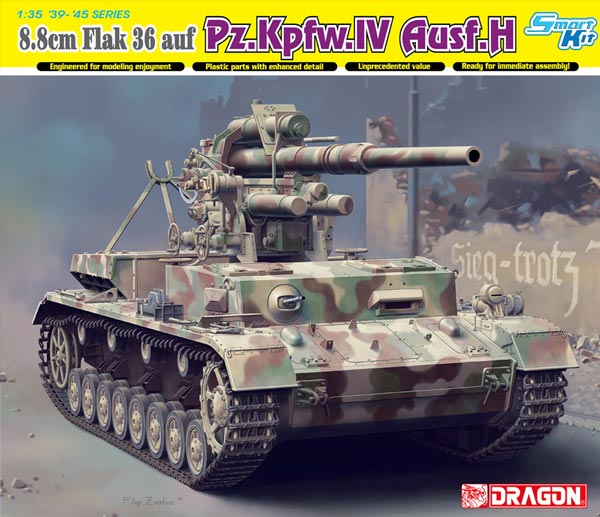 PzKpfw IV Ausf H Tank w/88mm Flak 36 Gun