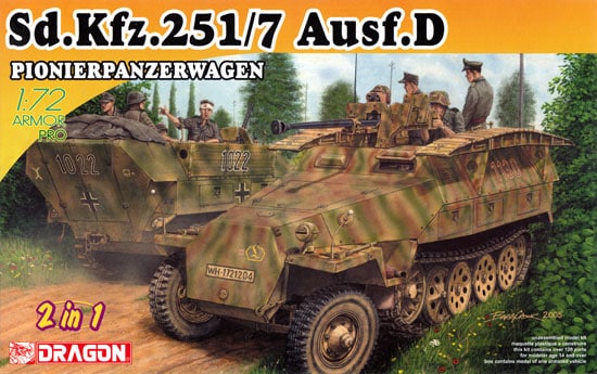 SdKfz 251/7 Ausf D Pionierpanzerwagen (2 in 1)
