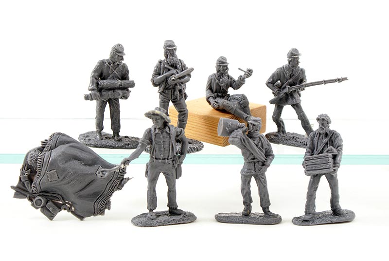 Confederate Camp Figures