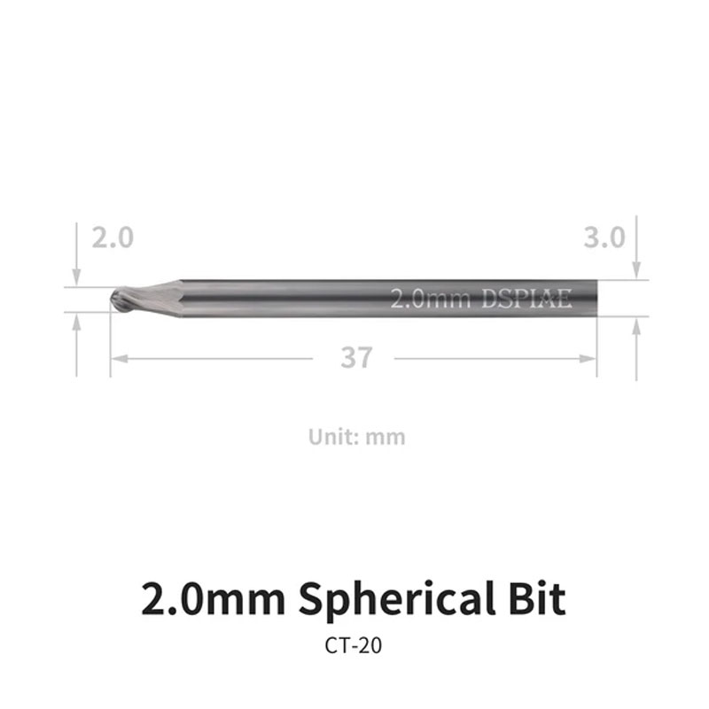 Dspiae 2mm Spherical Bur