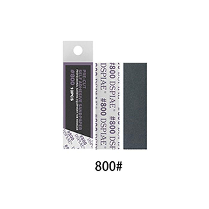 Dspiae 800# Pre-Cut Adhesive Sandpaper