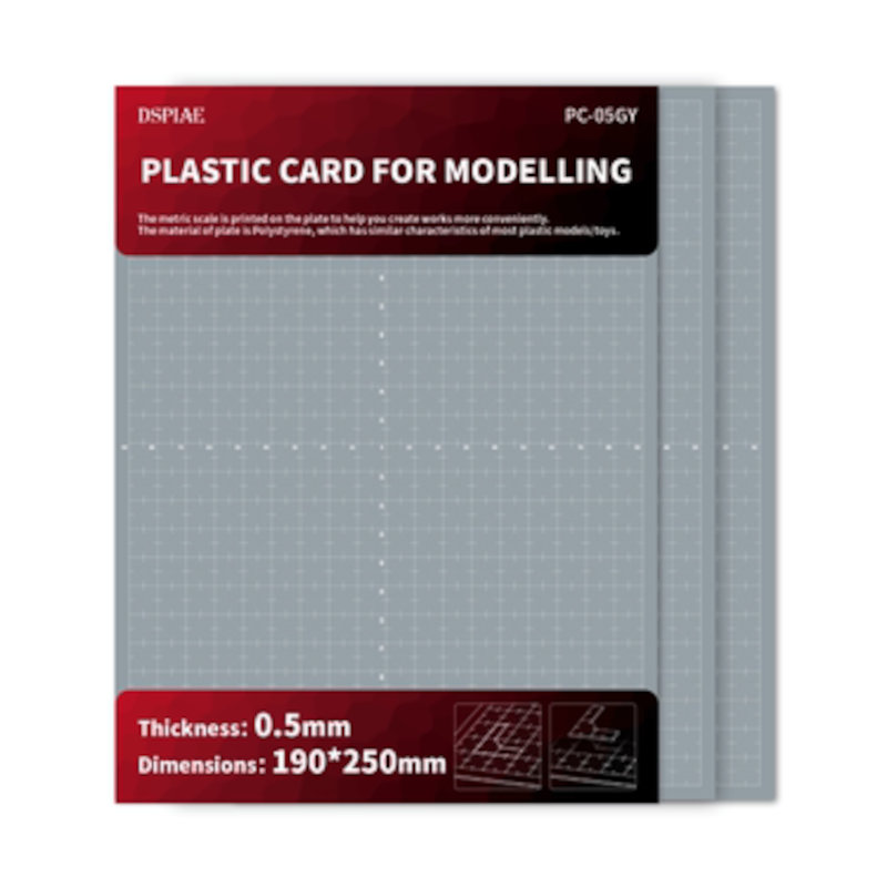Dspiae Plastic Card for Modelling (0.5mm thick)