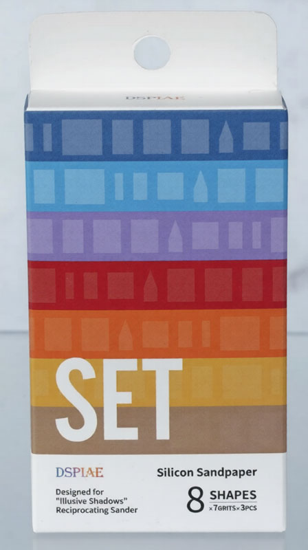 Dspiae Silicon Sandpaper Set