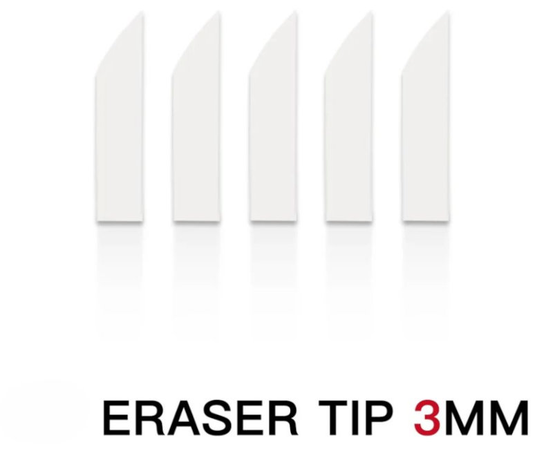 Dspiae 3mm Panel Line Eraser Tip (6) for PTWP