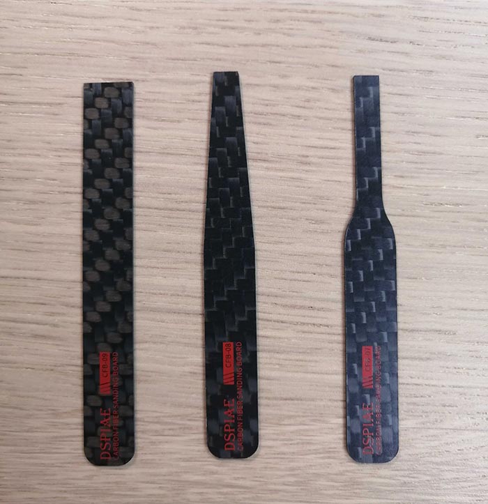 Dspiae Irregular Carbon Fiber Sanding Stick Set 3