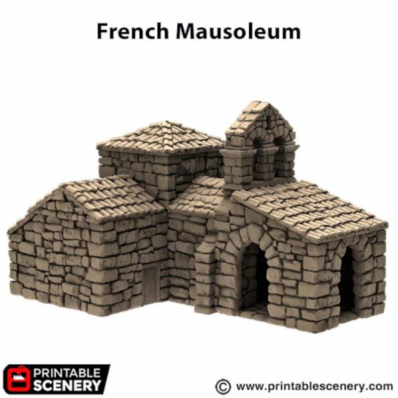 French Mausoleum - King and Country - Printable Scenery