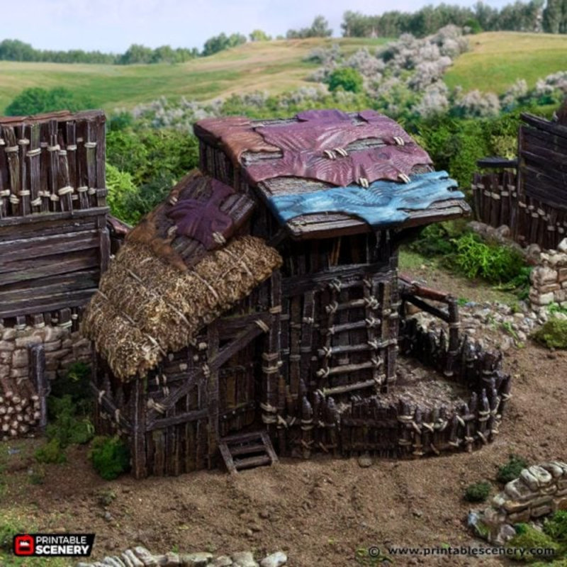 Large Shanty - King and Country - Printable Scenery