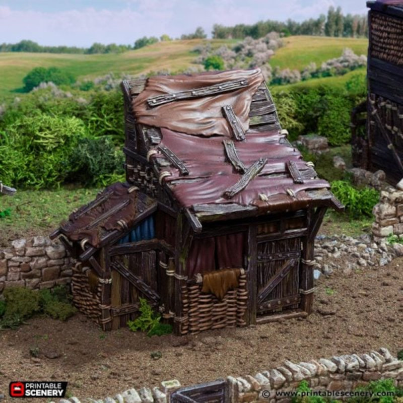 Medium Shanty - King and Country - Printable Scenery