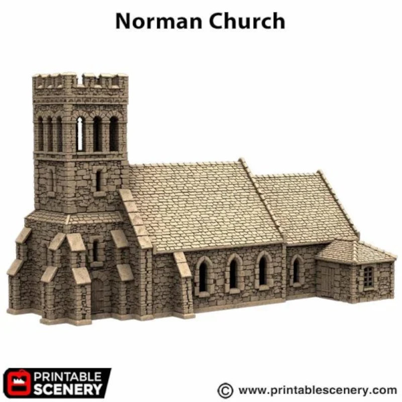 Norman Church - King and Country - Printable Scenery