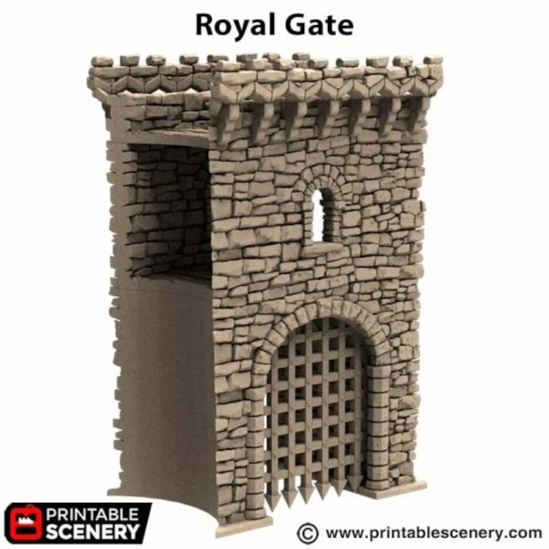 Royal Gate - King and Country - Printable Scenery