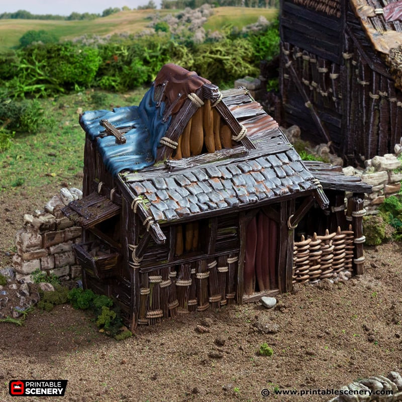 Small Shanty - King and Country - Printable Scenery