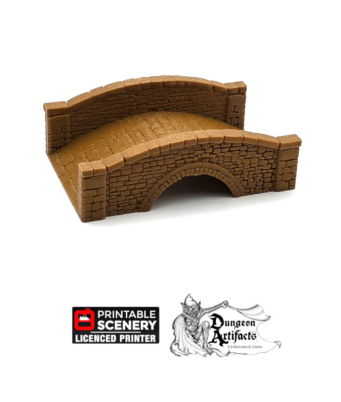 Stone Footbridge - Rampage - Printable Scenery