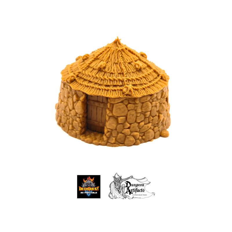 Rustic Round House - Decoquest Workshop