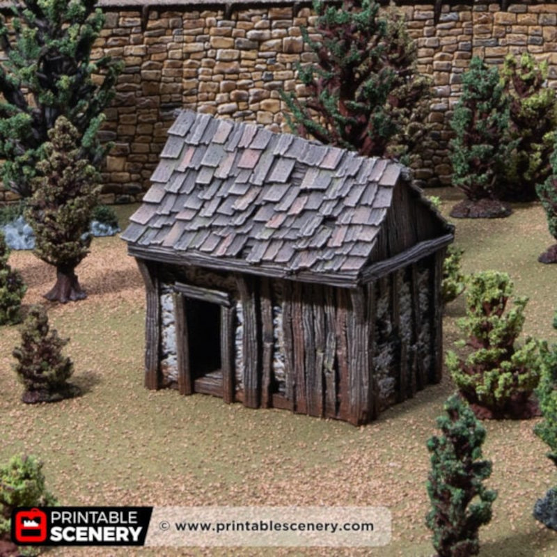 Osberts Shanty - Kingdoms of Throne and Ash - Printable Scenery