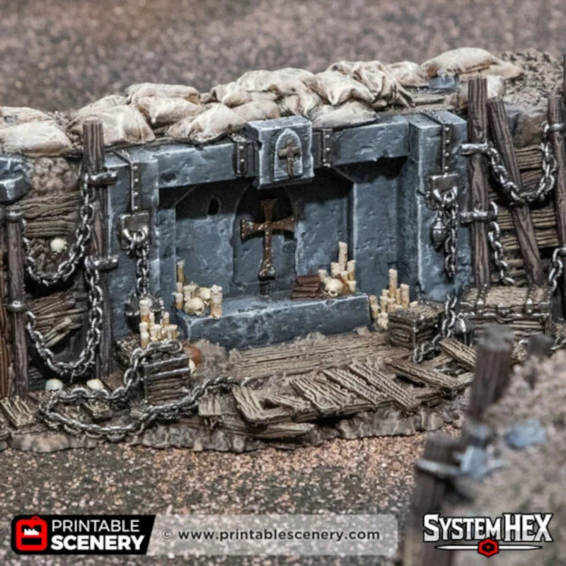 Sunken Trench Shrine - Darkness & Desolation - Trench Tombs