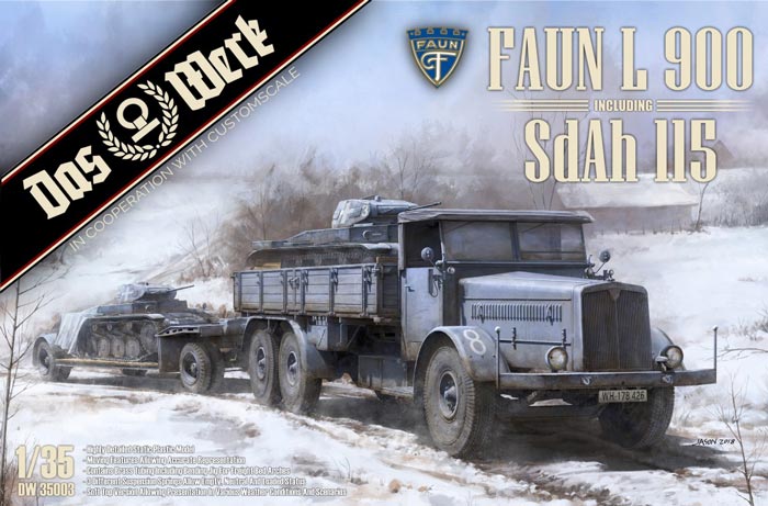 Faun L 900 with Sd.Ah. 115