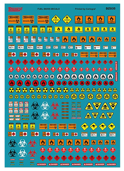 Doozy Series: Fuel Signs Decals