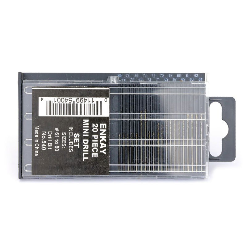 Enkay 20 pc. Micro Drill Bit Set