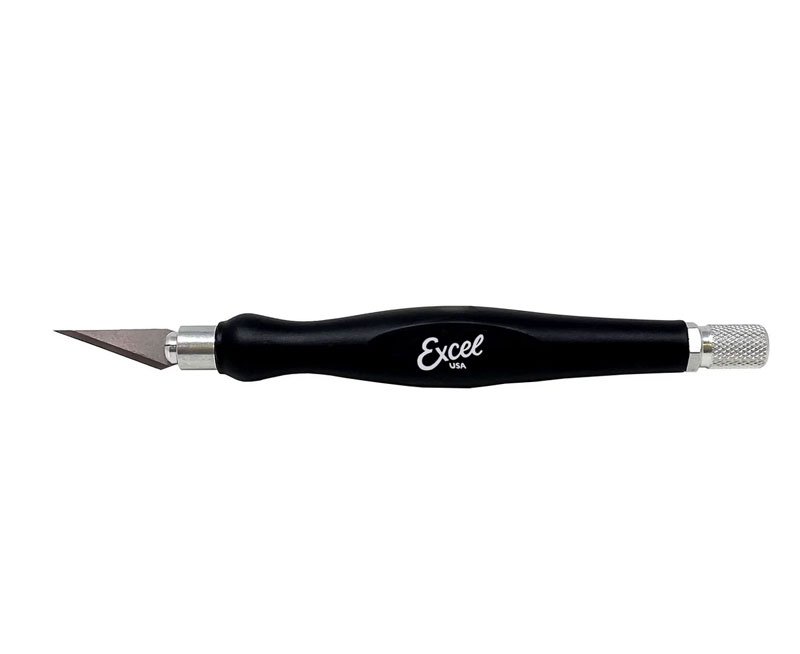 Excel K26 Fit Grip Knife Black