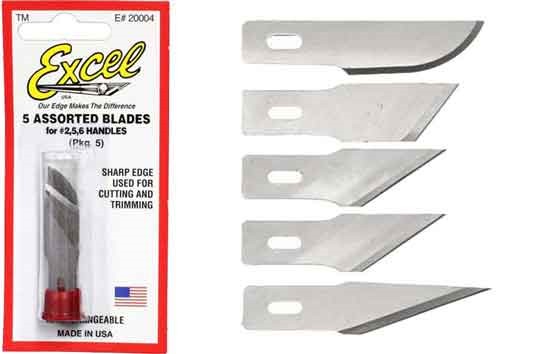 Assorted Heavy Duty Blades (5)