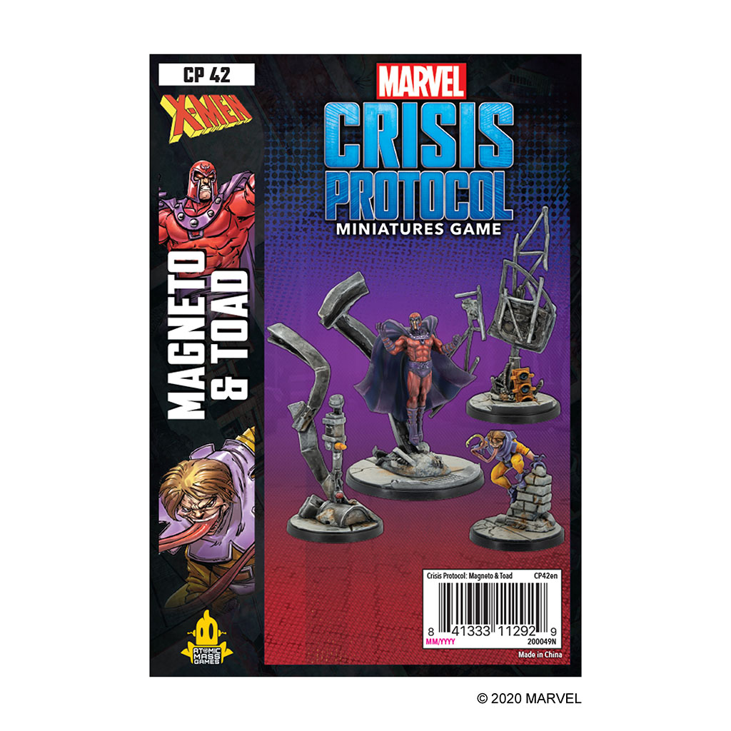 Marvel: Crisis Protocol - Magneto and Toad