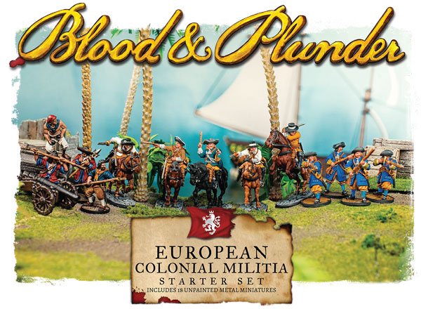 Blood and Plunder - European Colonial Militia Set