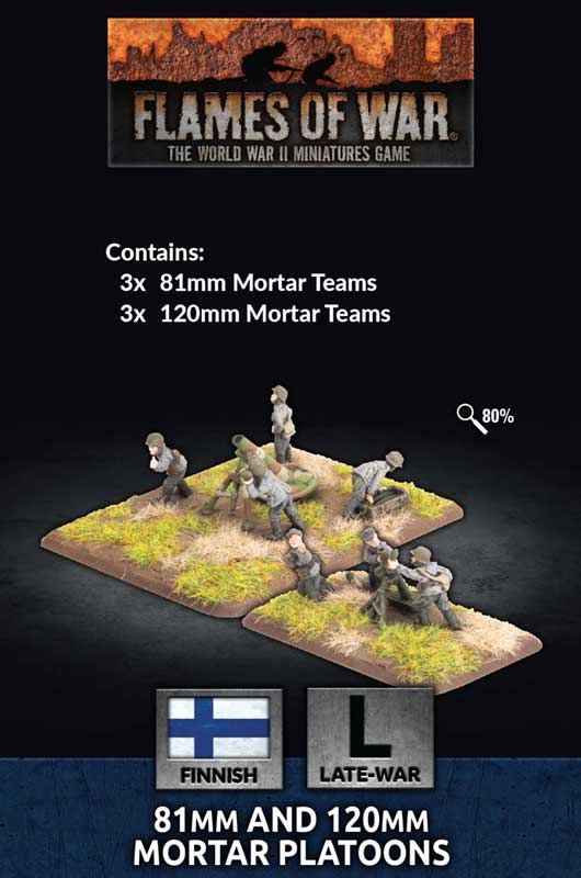 Finnish 81mm and 120mm Mortar Platoon