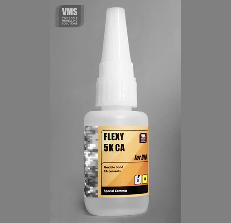 VMS Flexy 5K CA Glue Standard 25ml (NEW PIN IN CAP BOTTLE)