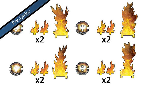 Destroyed Markers (x8)