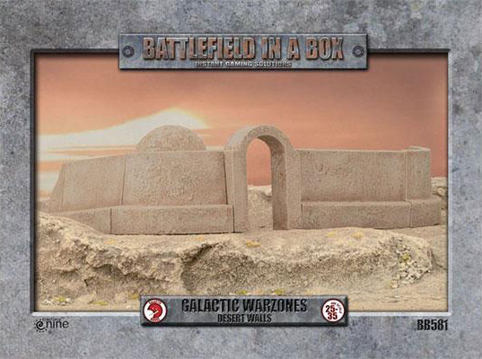Battlefield in a Box - Galactic Warzones: Desert Walls - ONLY 1 AVAILABLE AT THIS PRICE