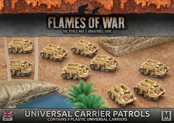Universal Carrier Patrol (x9) (Plastic)