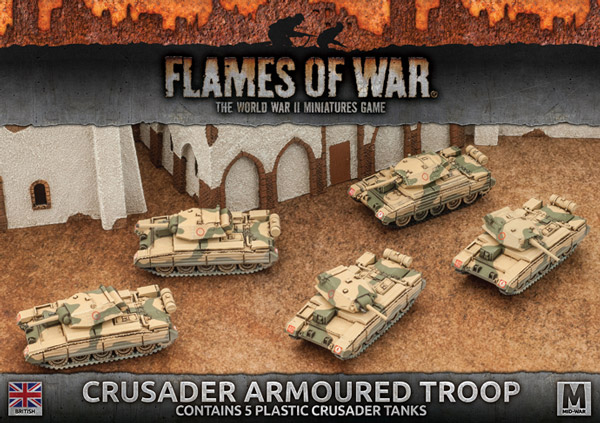 Crusader Armoured Troop (x5) (Plastic)
