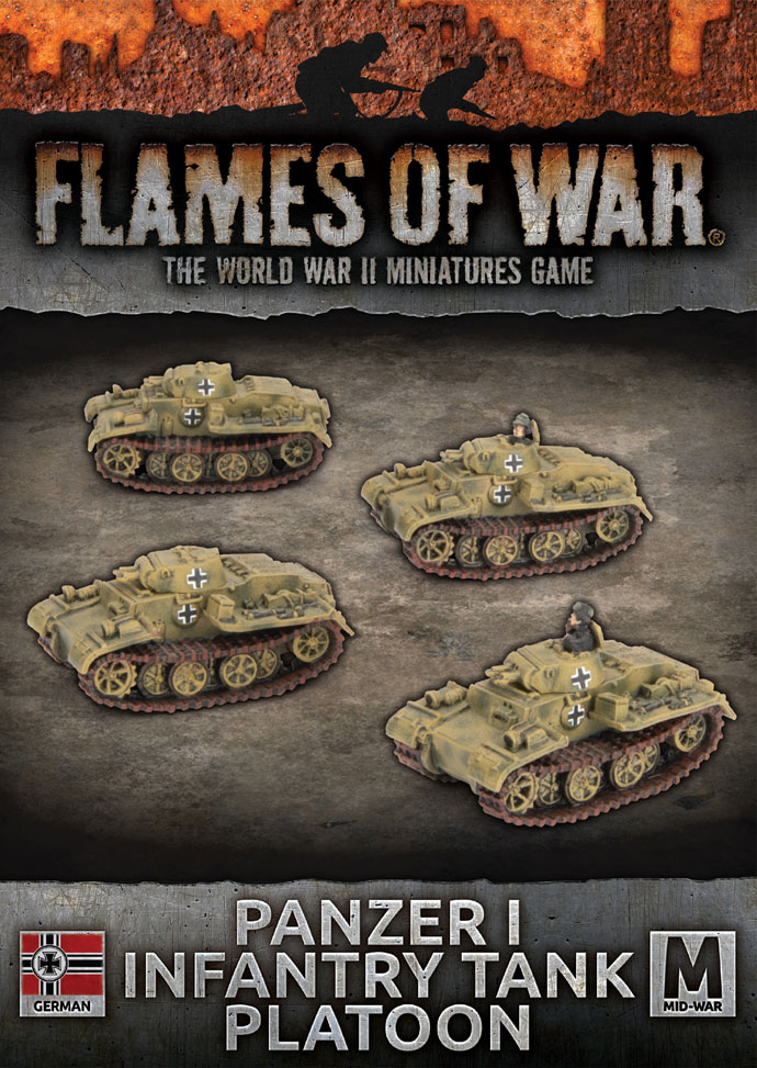 Panzer I Infantry Tank Platoon - ONLY 2 AVAILABLE AT THIS PRICE