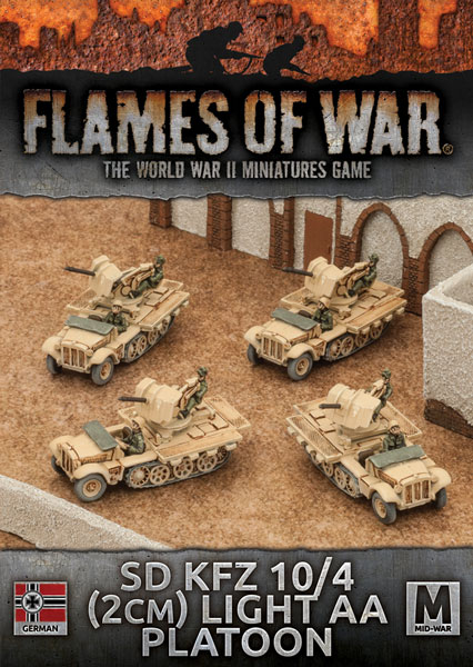 Sd Kfz 10/4 2cm Light AA Platoon