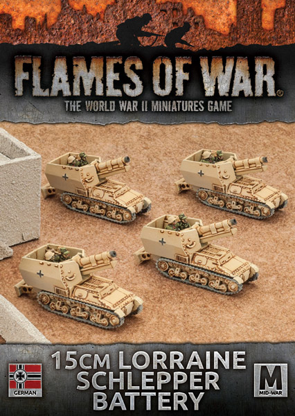 15cm Lorraine Schlepper Battery (x4)