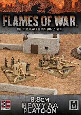 8.8cm Heavy AA Gun Platoon (x2) (Plastic)