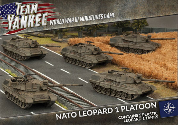 Leopard 1 Tank Platoon (Plastic)