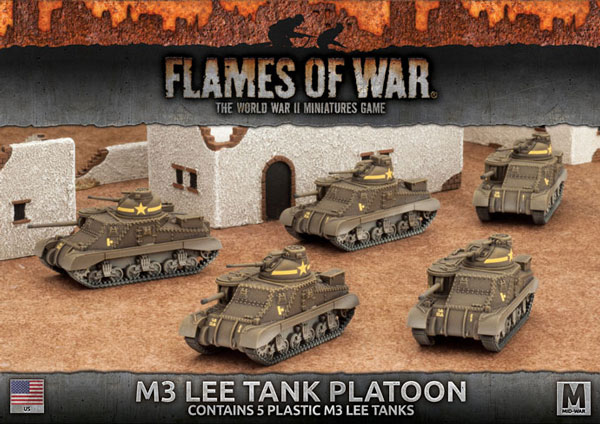 M3 Lee Tank Platoon (Plastic)