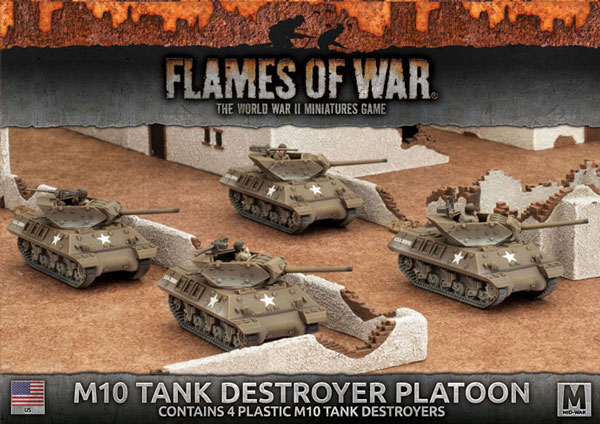 M10 3-Inch Tank Destroyer Platoon (Plastic)