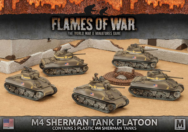 M4 Sherman Tank Platoon (Plastic)