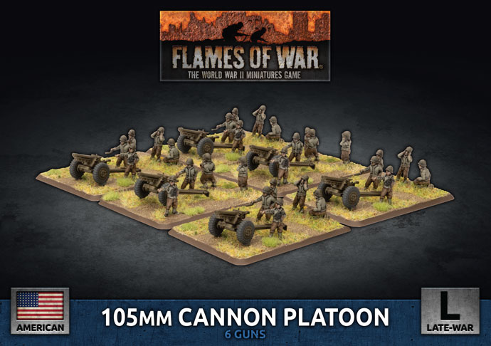 WWII US 105mm Cannon Platoon
