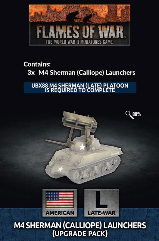 M4 Sherman (Calliope) Launchers (Upgrade Pack)