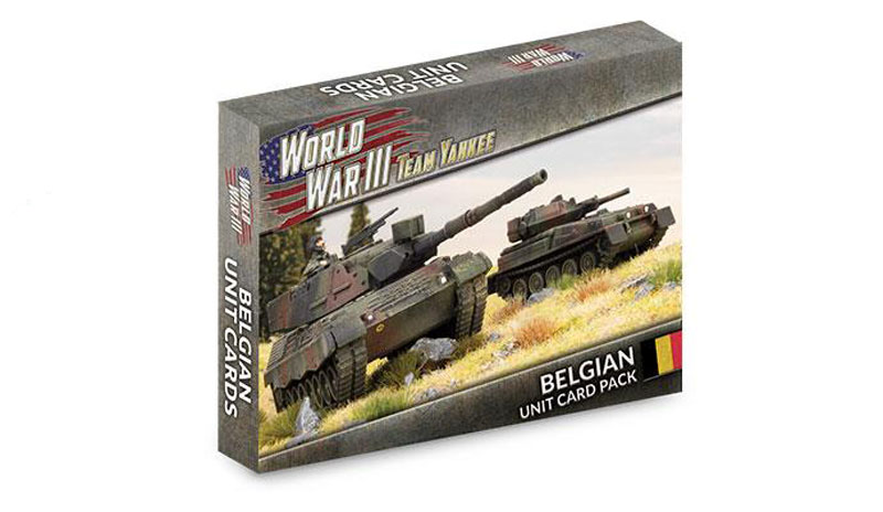 World War III: Belgian Unit Cards