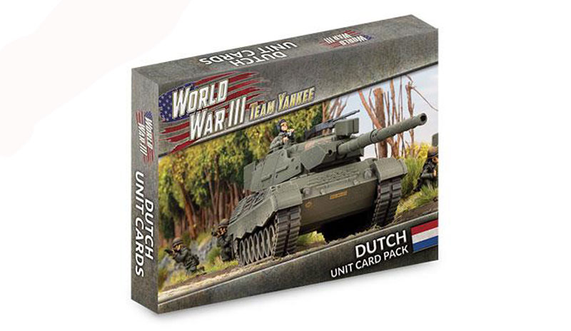 World War III: Dutch Unit Cards
